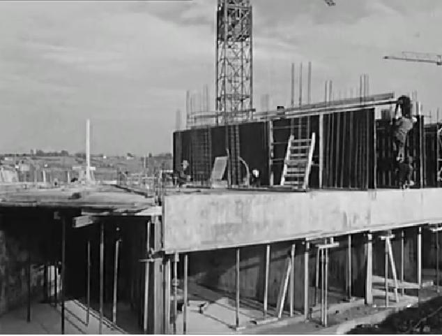  construction de Planoise, en 1966